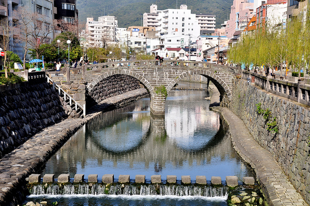 Megane Bridge (眼鏡橋) in Nagasaki City (長崎市)