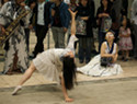 A dance performance at Design Festa in Tokyo